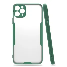 Newface Iphone 11 Pro Max Kılıf Platin Silikon - Yeşil