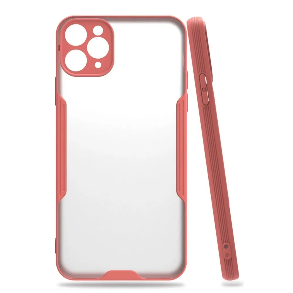 Newface Iphone 11 Pro Max Kılıf Platin Silikon - Pembe
