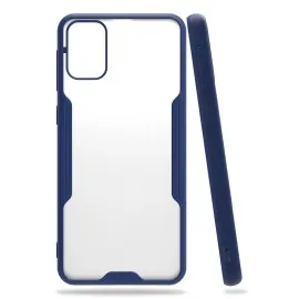 Newface Samsung Galaxy M31 Kılıf Platin Silikon - Lacivert