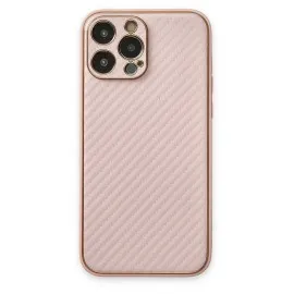 Newface Iphone 13 Pro Kılıf Coco Karbon Silikon - Pembe