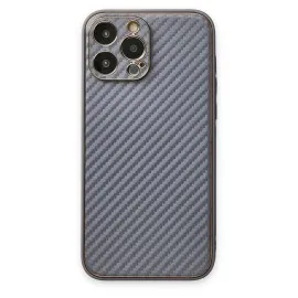 Newface Iphone 13 Pro Kılıf Coco Karbon Silikon - Gri
