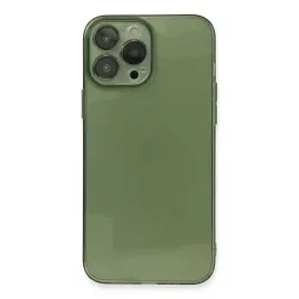 Newface Iphone 13 Pro Max Kılıf Fly Lens Silikon - Yeşil