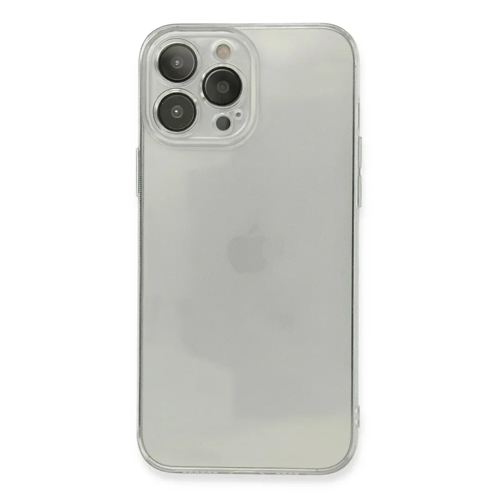 Newface Iphone 13 Pro Max Kılıf Fly Lens Silikon - Şeffaf