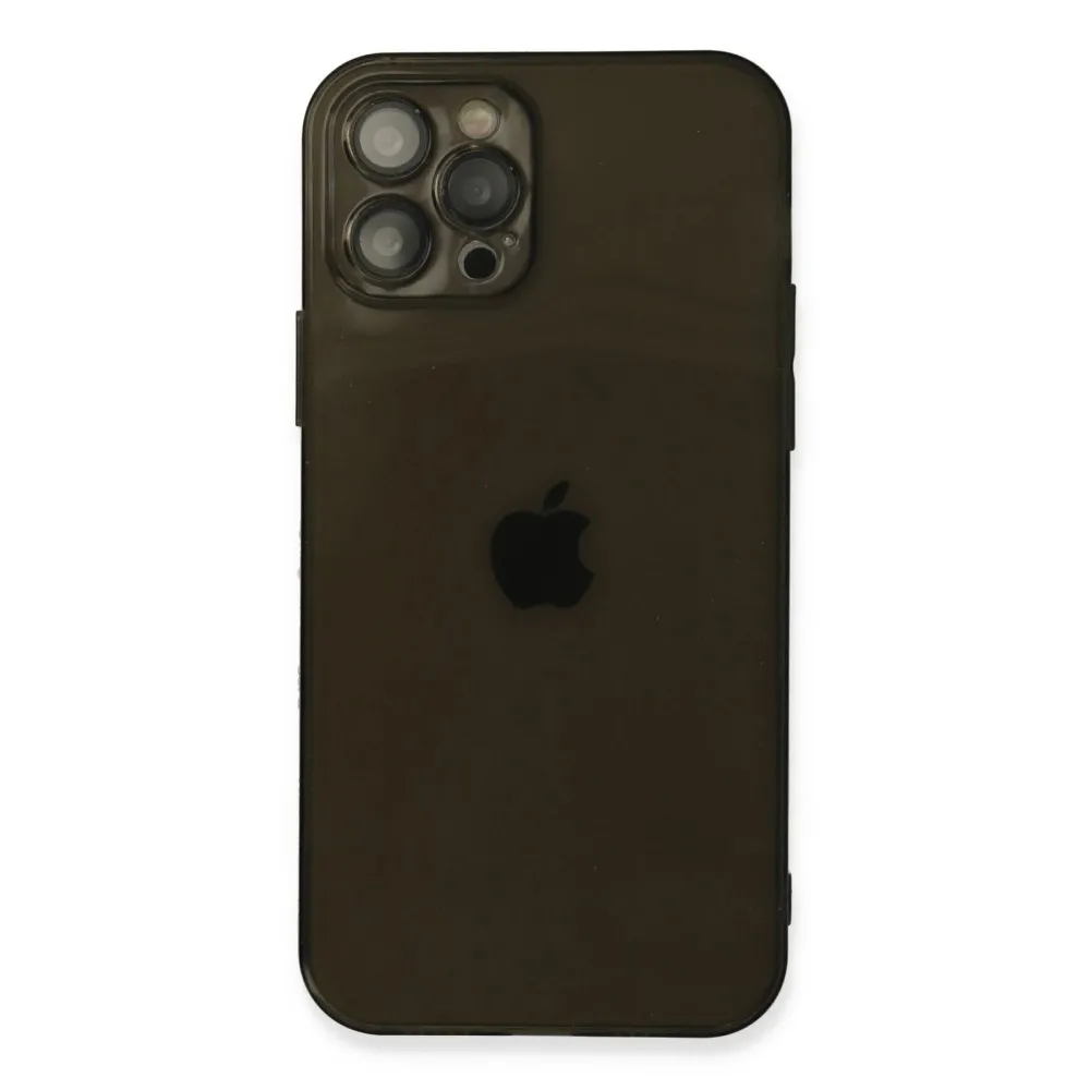 Newface Iphone 12 Pro Kılıf Fly Lens Silikon - Siyah