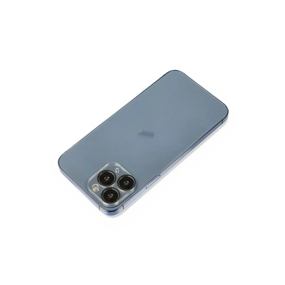 Newface Iphone 11 Pro Max Shine Kamera Lens Koruma Cam - Siyah