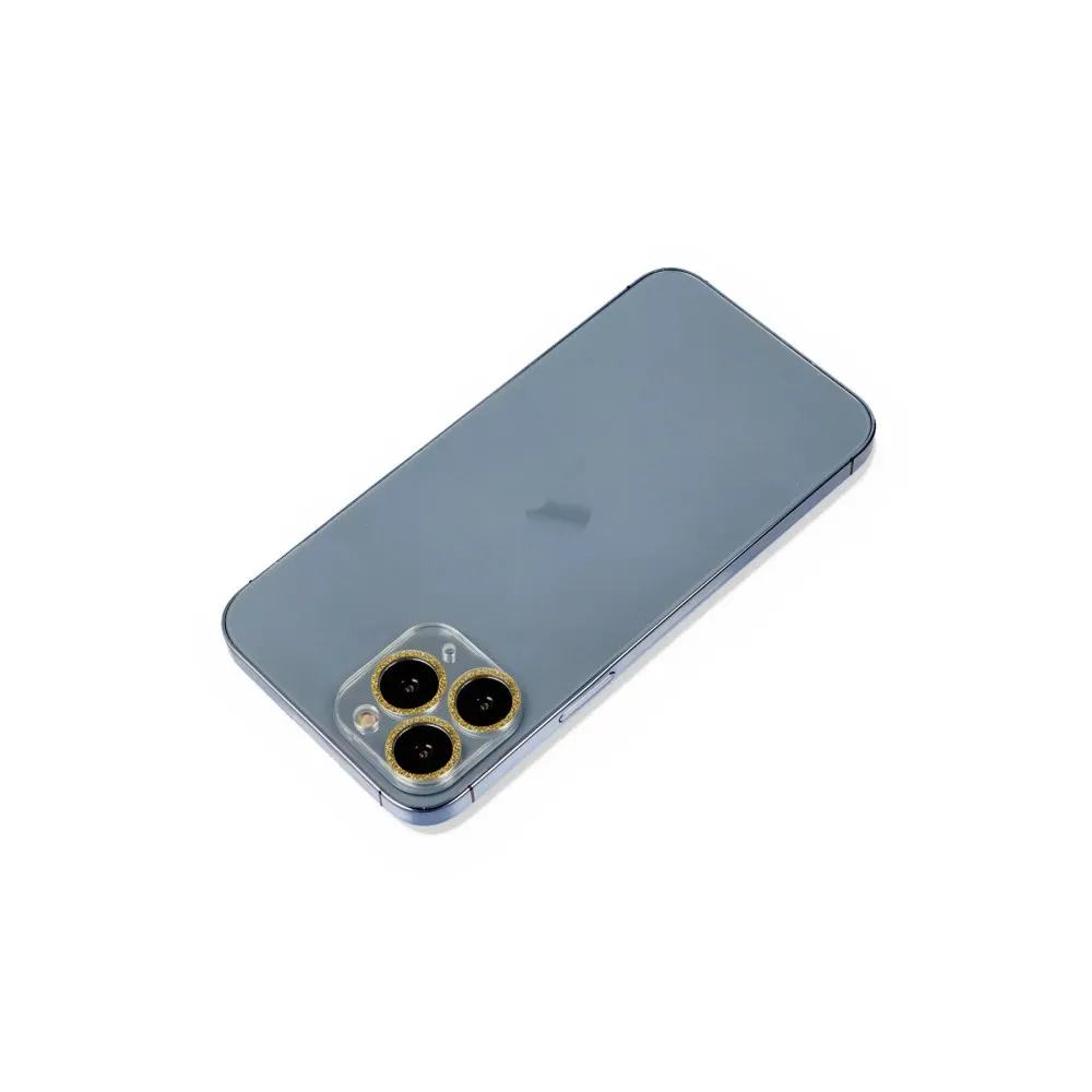Newface Iphone 11 Pro Max Shine Kamera Lens Koruma Cam - Gold