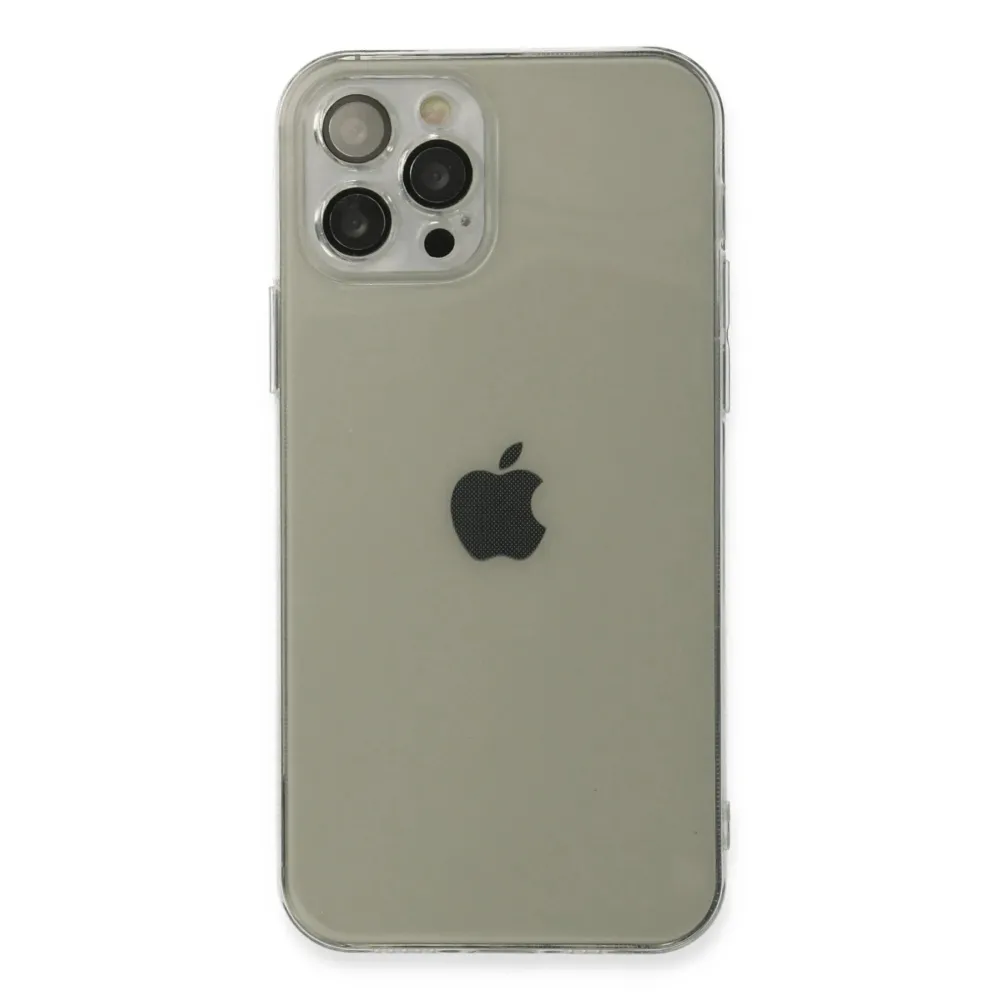 Newface Iphone 12 Pro Max Kılıf Fly Lens Silikon - Şeffaf