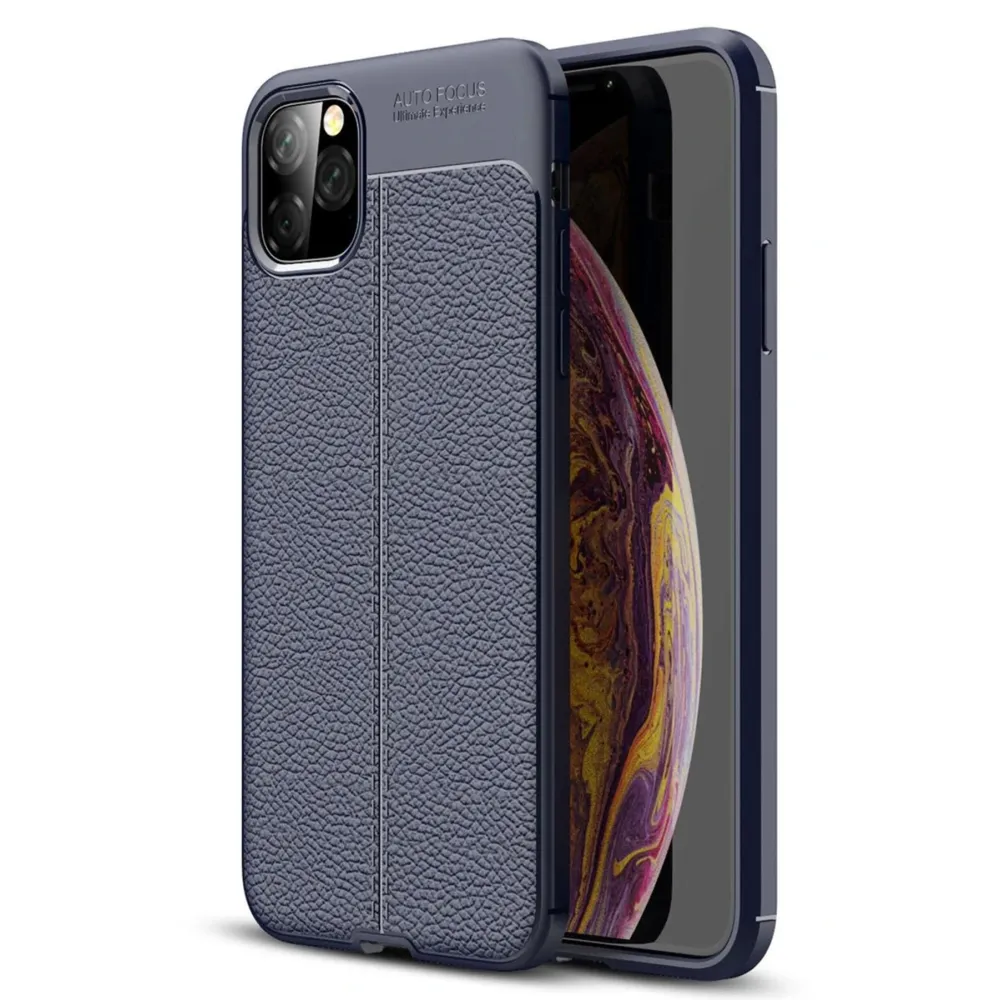 Newface Iphone 11 Pro Max Kılıf Auto Focus Kapak - Lacivert