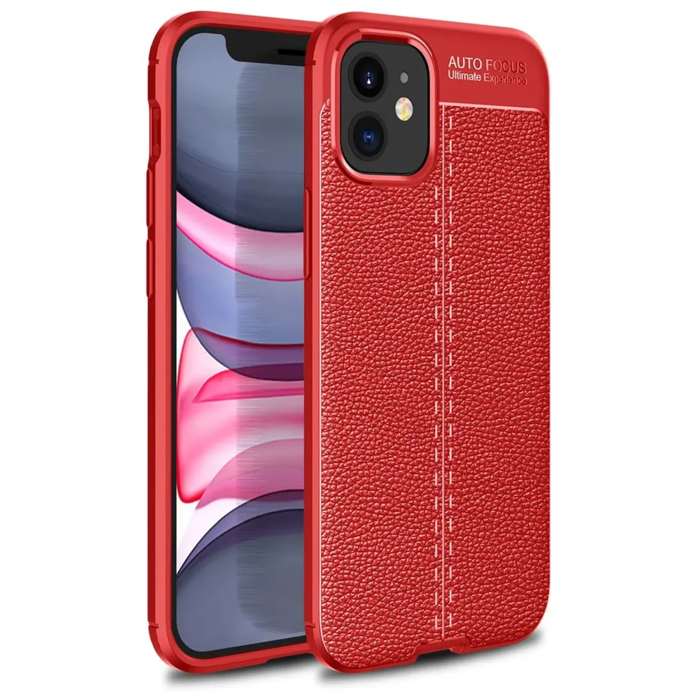 Newface Iphone 12 Mini Kılıf Auto Focus Kapak - Kırmızı