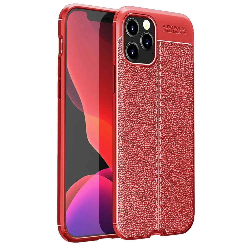 Newface Iphone 12 Pro Max Kılıf Auto Focus Kapak - Kırmızı