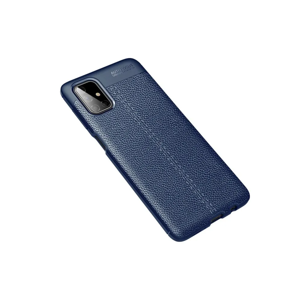 Newface Samsung Galaxy M51 Kılıf Auto Focus Kapak - Lacivert