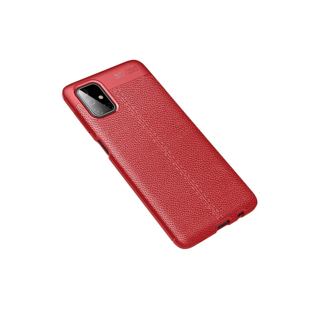 Newface Samsung Galaxy M51 Kılıf Auto Focus Kapak - Kırmızı
