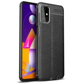 Newface Samsung Galaxy M31S Kılıf Auto Focus Kapak - Siyah