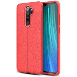 Newface Xiaomi Redmi Note 8 Pro Kılıf Auto Focus Kapak - Kırmızı