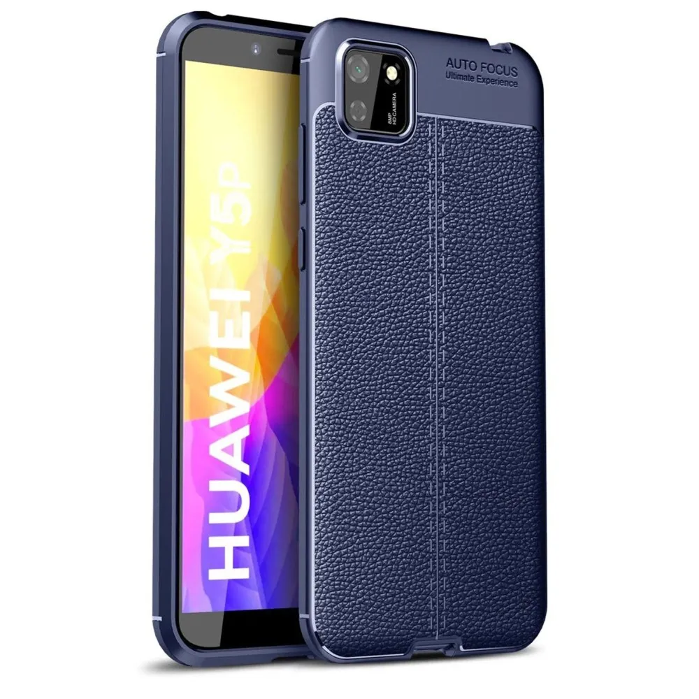 Newface Huawei Y5P Kılıf Auto Focus Kapak - Lacivert