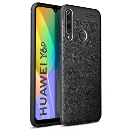 Newface Huawei Y6P Kılıf Auto Focus Kapak - Siyah