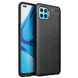 Newface Oppo Reno 4 Lite Kılıf Auto Focus Kapak - Siyah