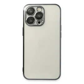 Newface Iphone 13 Pro Max Kılıf Razer Lensli Silikon - Siyah