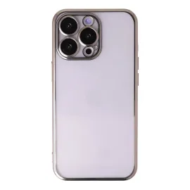Newface Iphone 13 Pro Max Kılıf Razer Lensli Silikon - Gold