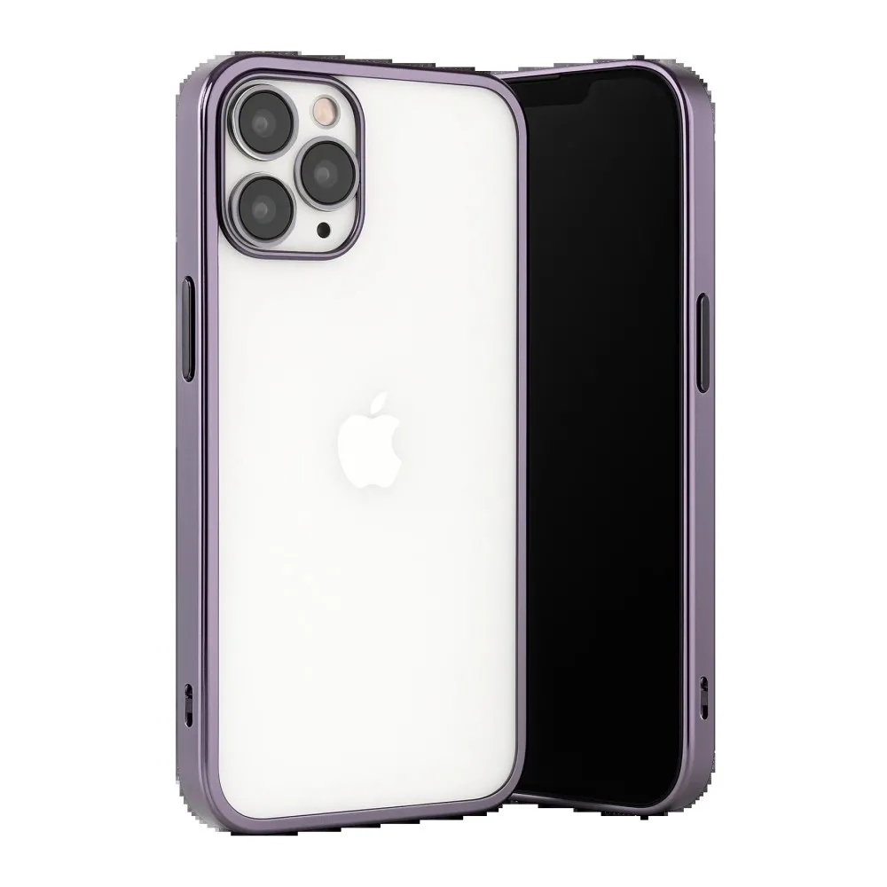 Newface Iphone 13 Pro Max Kılıf Razer Lensli Silikon - Mor