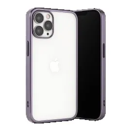 Newface Iphone 13 Pro Max Kılıf Razer Lensli Silikon - Mor