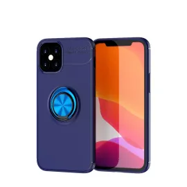 Newface Iphone 12 Mini Kılıf Range Yüzüklü Silikon - Mavi