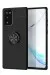 Newface Samsung Galaxy Note 20 Kılıf Range Yüzüklü Silikon - Siyah