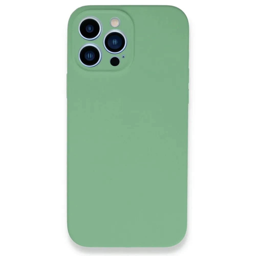 Newface Iphone 13 Pro Max Kılıf Lansman Legant Silikon - Yeşil