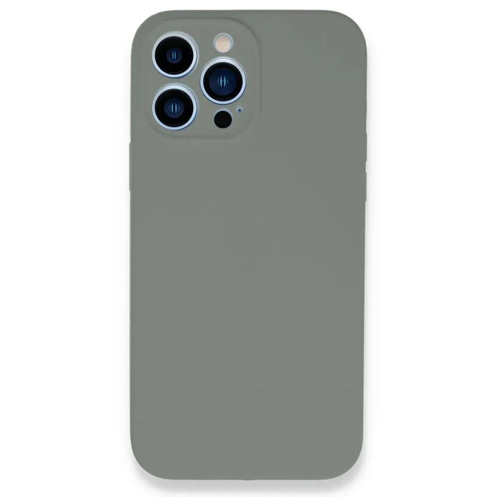 Newface Iphone 13 Pro Max Kılıf Lansman Legant Silikon - Gri