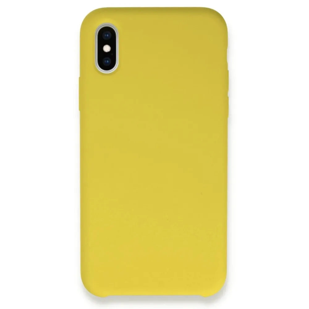 Newface Iphone X Kılıf Lansman Legant Silikon - Sarı