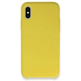 Newface Iphone X Kılıf Lansman Legant Silikon - Sarı