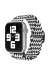 Newface Apple Watch 38mm Star Kordon - Zigzag Siyah-Beyaz