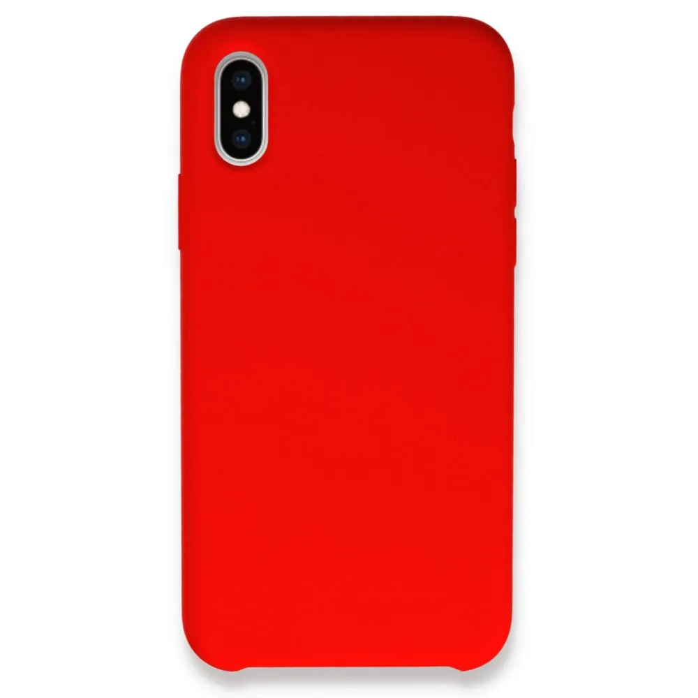 Newface Iphone Xs Max Kılıf Lansman Legant Silikon - Kırmızı