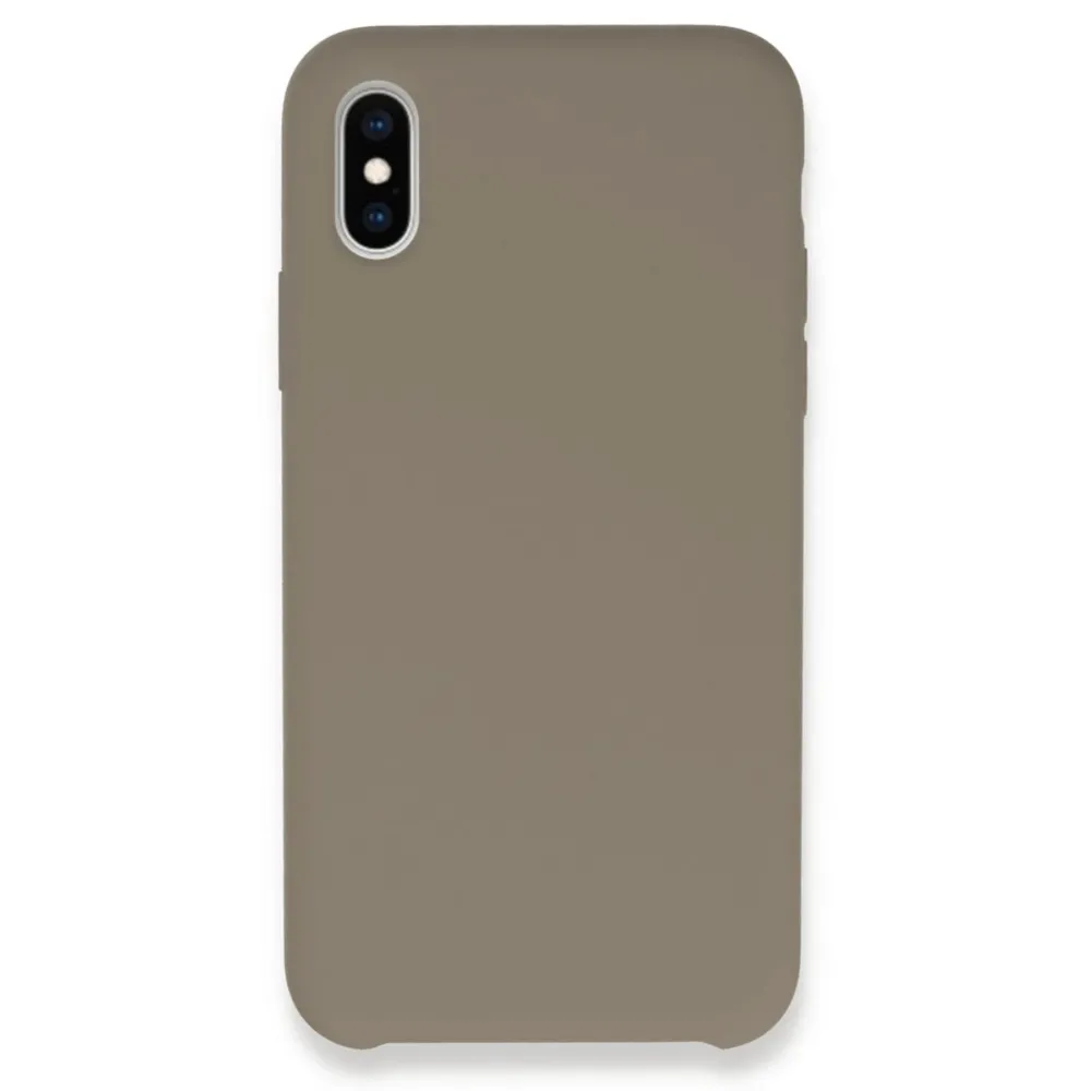 Newface Iphone Xs Max Kılıf Lansman Legant Silikon - Bej