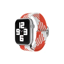 Newface Apple Watch 42mm Star Kordon - Beyaz-Kırmızı