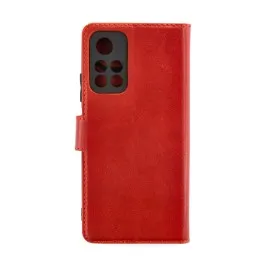 Newface Xiaomi Redmi Note 11T Kılıf Trend S Plus Kapaklı Kılıf - Kırmızı