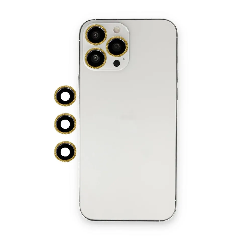 Newface Iphone 12 Pro Shine Kamera Lens - Gold