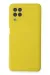 Newface Samsung Galaxy A22 Kılıf Nano Içi Kadife Silikon - Sarı