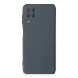 Newface Samsung Galaxy A22 Kılıf Nano Içi Kadife Silikon - Gri