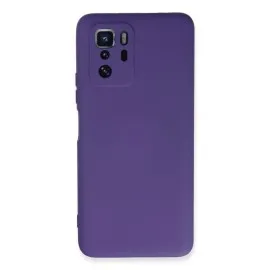 Newface Xiaomi Poco X3 Gt Kılıf Nano Içi Kadife Silikon - Mor