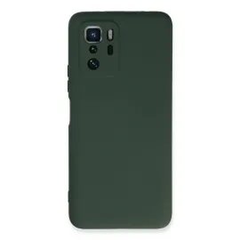Newface Xiaomi Poco X3 Gt Kılıf Nano Içi Kadife Silikon - Koyu Yeşil