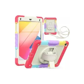 Newface Ipad 5 Air 9.7 Kılıf Tablet Rainbow Kapak - Kırmızı