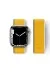 Newface Apple Watch 42Mm Hasırlı Cırtcırtlı Kordon - Sarı