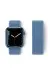 Newface Apple Watch 38Mm Hasırlı Cırtcırtlı Kordon - Mavi