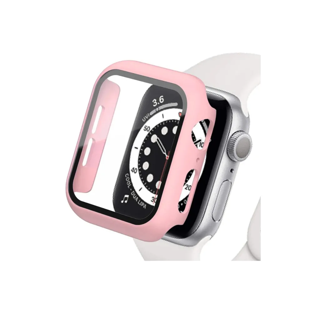 Newface Apple Watch 40mm Camlı Kasa Ekran Koruyucu - Rose Gold