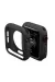Newface Apple Watch 38mm Silikon Alt Kasa - Siyah
