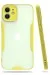 Newface Iphone 12 Kılıf Platin Silikon - Sarı