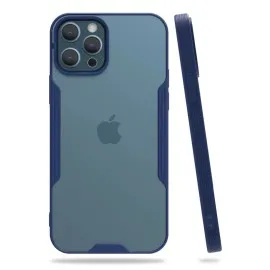 Newface Iphone 12 Pro Max Kılıf Platin Silikon - Lacivert