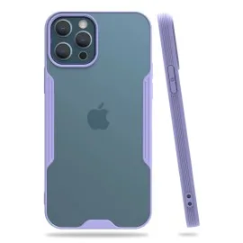 Newface Iphone 12 Pro Max Kılıf Platin Silikon - Lila