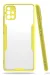 Newface Samsung Galaxy A71 Kılıf Platin Silikon - Sarı